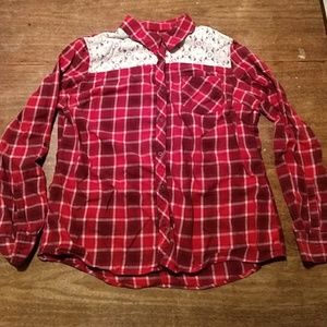 Red plaid shirt